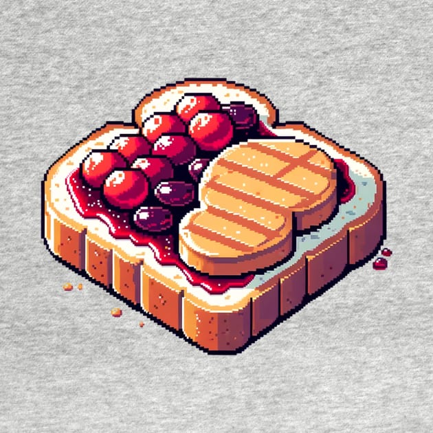 Peanuts Butter And Jelly Toast Kawaii Breakfast Yummy Since Sandwich by Flowering Away